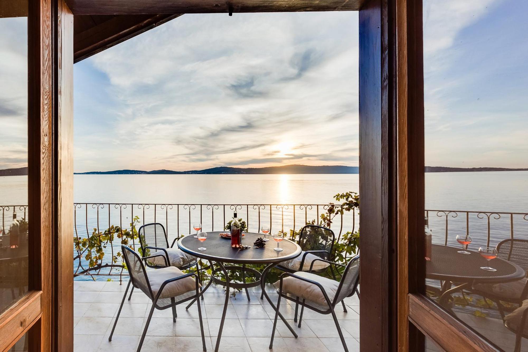 Sunset Family House In Bibinje On The Beach Exterior foto