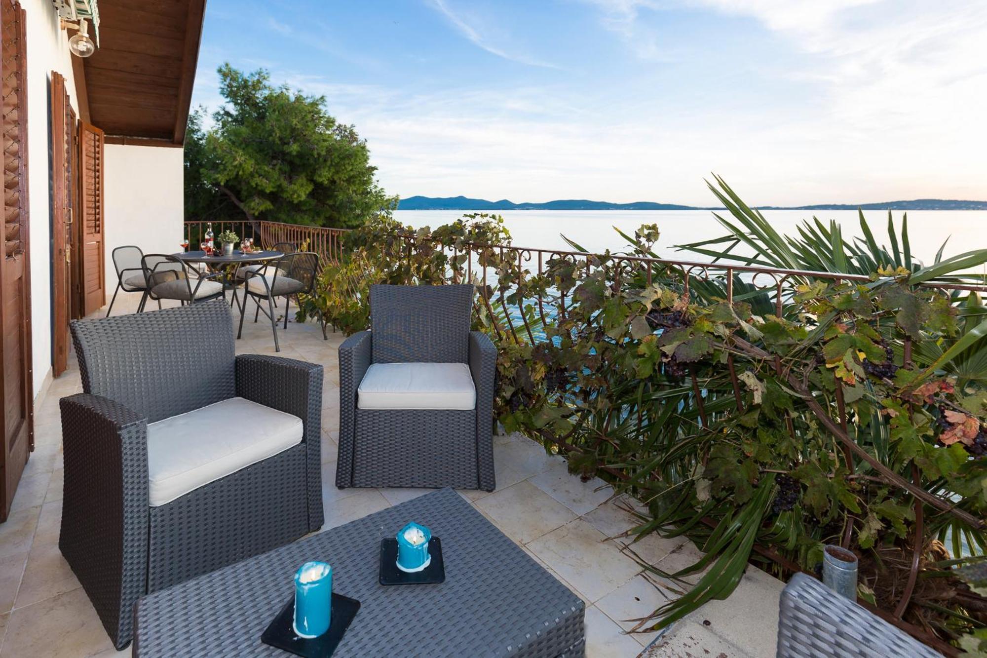 Sunset Family House In Bibinje On The Beach Exterior foto