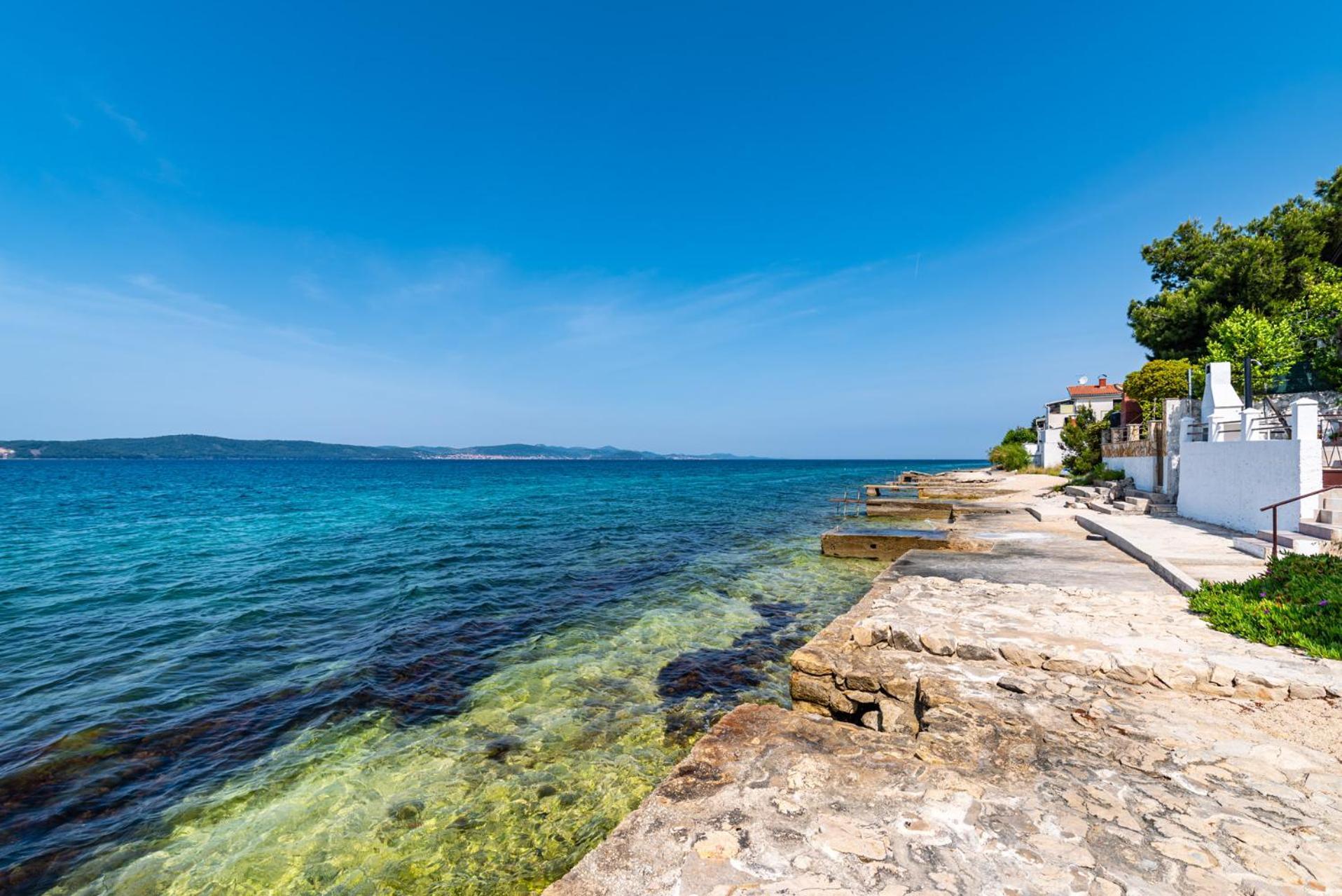 Sunset Family House In Bibinje On The Beach Exterior foto