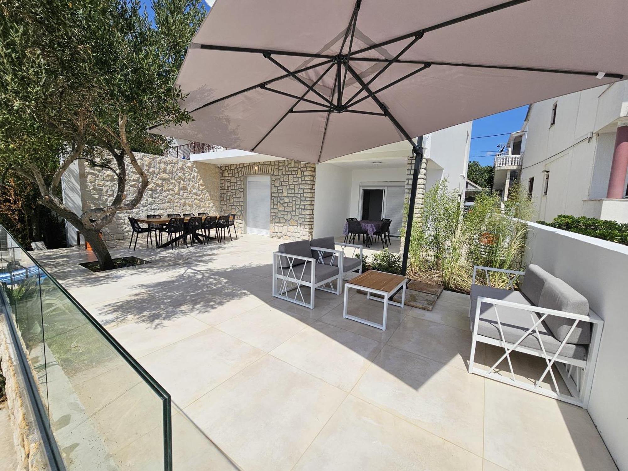 Sunset Family House In Bibinje On The Beach Exterior foto
